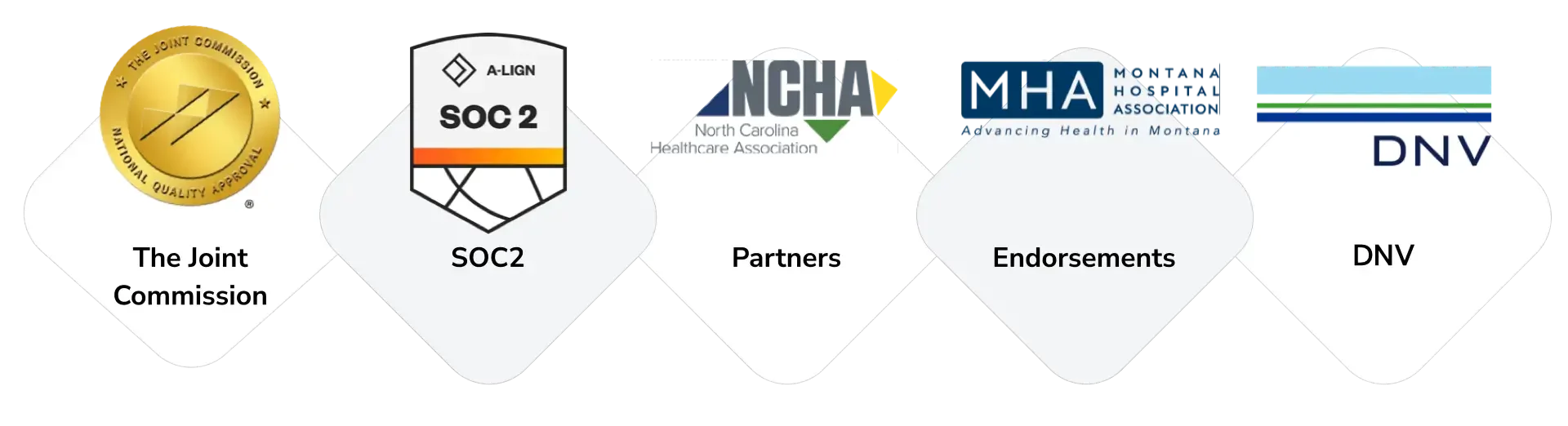 Logos of hospital partners and accreditations for Neurology