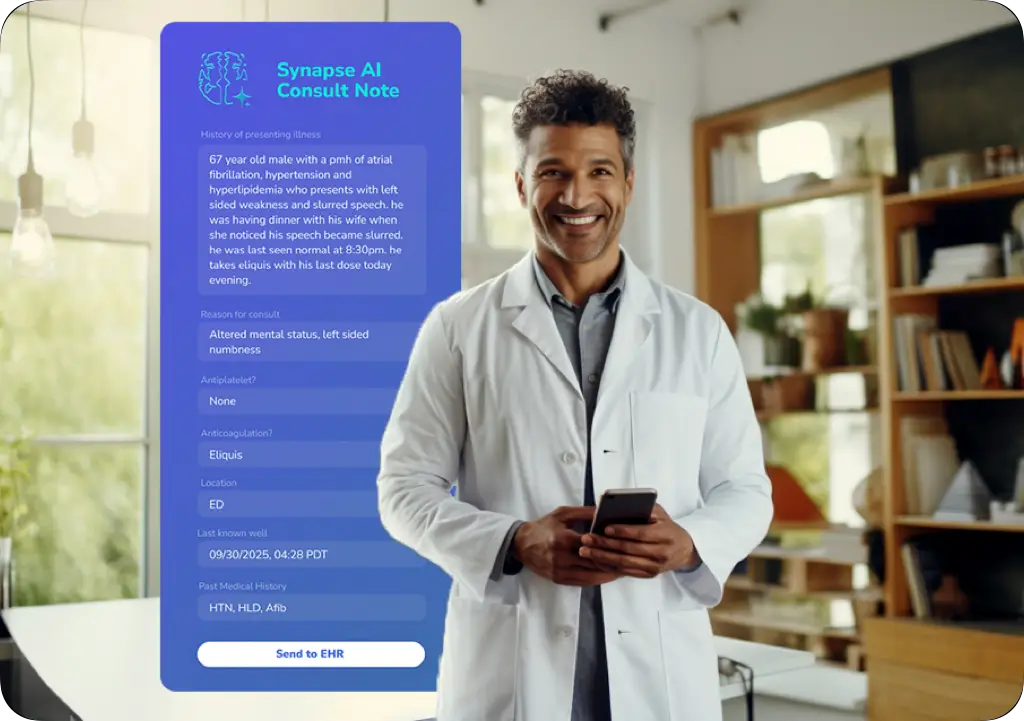 Synapse AI consult note example