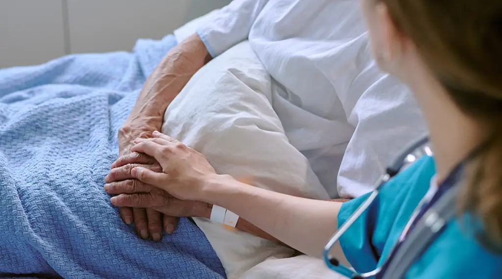 Stroke patient awaiting telestroke visit