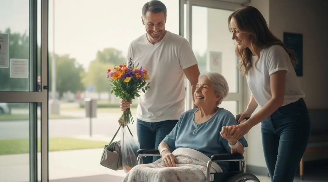 Stroke Survivor in wheel chair
